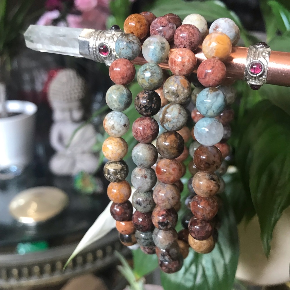 Ocean jasper bracelet